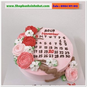 Bánh Sinh Nhật Cuốn Lịch - CL89